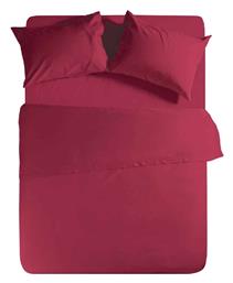 Nef-Nef Σεντόνι Μονό με Λάστιχο 100x200x30εκ. Basic 970 Bordo - Nef Nef