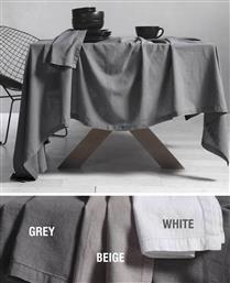 Nef-Nef Τραπεζομάντηλο Λινό Cotton-Linen Beige 150x300εκ. Nef Nef