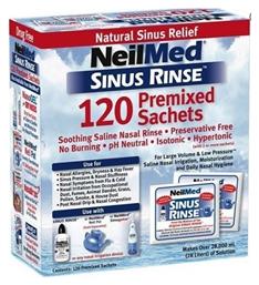 NeilMed Sinus Rinse Ανταλλακτικά Φακελάκια Ρινικού Αποφρακτήρα 120τμχ