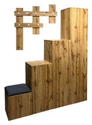 Nenich Έπιπλο Εισόδου με Κρεμάστρα & Παπουτσοθήκη Sonoma Απόχρωση 150x37x180εκ. Pakketo