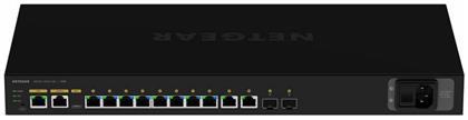 GSM4212p Managed L2 PoE+ Switch με 12 Θύρες Gigabit (1Gbps) Ethernet και 2 SFP Θύρες NetGear