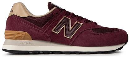 New Balance 574 Ανδρικά Sneakers Μπορντό από το Zakcret Sports
