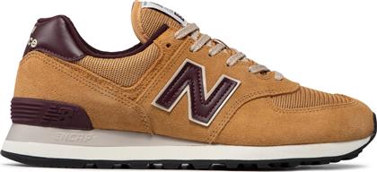 New Balance 574 Ανδρικά Sneakers Καφέ από το SportsFactory