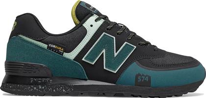 New Balance 574 Ανδρικά Sneakers Μαύρα από το Outletcenter