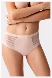 Ψηλόμεσο Γυναικείο Slip χωρίς Ραφές Μπεζ New Bra Lingerie