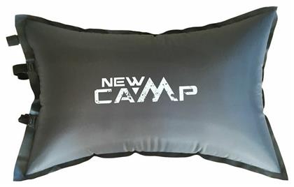 Αυτοφούσκωτο Μαξιλάρι Camping Γκρι 50x32εκ. New Camp