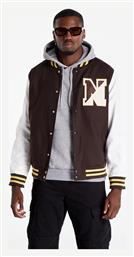 Heritage Varsity Ανδρικό Μπουφάν Bomber Καφέ New Era
