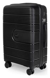 Μεγάλη Βαλίτσα Ταξιδίου Σκληρή Μαύρο με 4 Ρόδες Ύψους 73εκ. Newcom