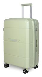 Βαλίτσα Ταξιδίου Καμπίνας Σκληρή Πράσινο με 4 Ρόδες Ύψους 55.5εκ. Newcom