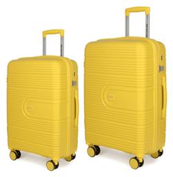 Βαλίτσες Σκληρές Κίτρινο Σετ 2τμχ Newcom από το CardinalBags