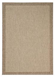 202822C Ethnik Χαλί Διάδρομος Καλοκαιρινό Ψάθινο Brown / Caramel Beige Newplan
