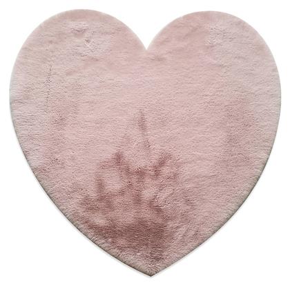 FC19 Παιδικό Χαλί Καρδιές Pink 120x120cm Πάχους 30mm Newplan