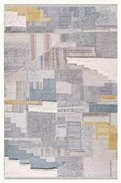 Kilim 5560 Χειροποίητο με Κρόσια Γκρι Newplan