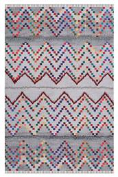 Kilim 6570 Χειροποίητο με Κρόσια Πολύχρωμο Newplan