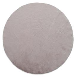 Shaggy Puffy T-FC19 Pink Χαλί Στρογγυλό με Διάμετρο 160εκ. Γούνινο Newplan
