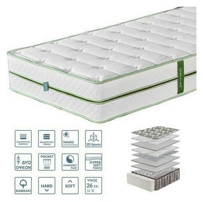 Νext Aura Balance Μονό Στρώμα 90x200cm με Ανεξάρτητα Ελατήρια - Next