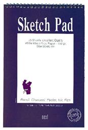 Μπλοκ Ελεύθερου Σχεδίου Sketch Pad Σπιράλ 20x30εκ. 25 Φύλλα Next