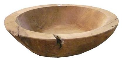 Διακοσμητικό Μπωλ Ξύλινο 39x39x11cm Next