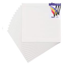 Καμβάς Καρτολίνο Λευκός 30x30εκ. 280gr/m² Next