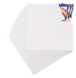 Καμβάς Καρτολίνο Λευκός Τετράγωνος 30x30εκ. 280gr/m² Next