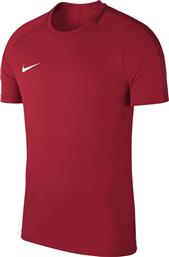 Nike Academy 18 Αθλητικό Ανδρικό T-shirt Dri-Fit Κόκκινο Μονόχρωμο από το SportGallery