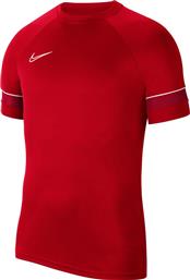 Nike Academy Αθλητικό Ανδρικό T-shirt Dri-Fit Κόκκινο Μονόχρωμο