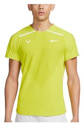ADV Rafa Αθλητικό Ανδρικό T-shirt Dri-Fit Bright Cactus με Στάμπα Nike