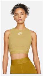 Air Αμάνικο Crop Top Χακί Nike