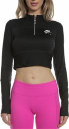 Nike Air Μακρυμάνικο Crop Top Μαύρο από το Factory Outlet