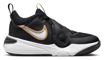 Αθλητικά Παιδικά Παπούτσια Μπάσκετ Hustle D 11 Black / Metallic Gold / White Nike