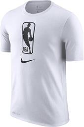 Nike Αθλητικό Ανδρικό T-shirt Dri-Fit Λευκό με Στάμπα από το Cosmossport
