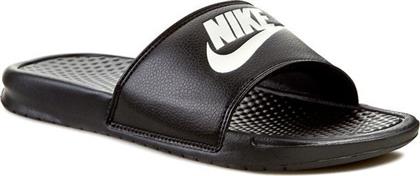 Nike Benassi Just Do It Slides σε Μαύρο Χρώμα από το Spartoo