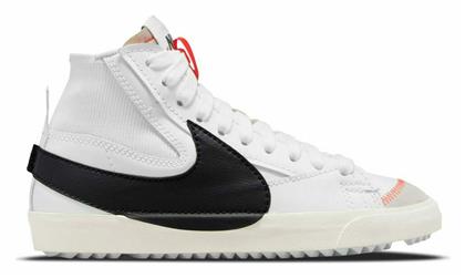 Blazer Mid '77 Jumbo Ανδρικά Flatforms Sneakers White / Black / Sail Nike