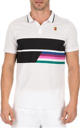 Nike Court Ανδρική Μπλούζα Dri-Fit Polo Κοντομάνικη Λευκή από το Factory Outlet