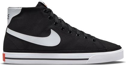 Nike Court Legacy Canvas Ανδρικά Sneakers Μαύρα από το Spartoo