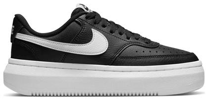 Court Vision Alta Γυναικεία Flatforms Sneakers Black / White Nike