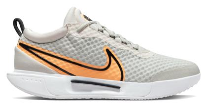 Court Zoom Pro Ανδρικά Παπούτσια Τένις για Σκληρά Γήπεδα Light Bone / Peach Cream / Dk Smoke Grey Nike