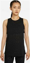 Nike Dri Fit Αμάνικη Γυναικεία Αθλητική Μπλούζα Μαύρη από το Cosmossport