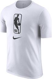 Nike Αθλητικό Ανδρικό T-shirt Dri-Fit Λευκό με Στάμπα