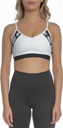Nike Dri-Fit Indy Light-Support Logo Γυναικείο Αθλητικό Μπουστάκι Λευκό από το Delikaris-sport