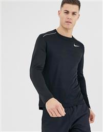 Nike Miler Ανδρική Μπλούζα Dri-Fit Μακρυμάνικη Μαύρη από το Sportcafe