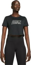 Nike Dri-Fit One Κοντομάνικο Crop Top Μαύρο από το Asos