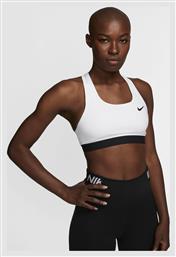 Nike Dri-Fit Swoosh Γυναικείο Αθλητικό Μπουστάκι Λευκό από το Cosmossport