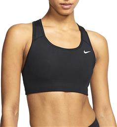 Nike Dri-Fit Swoosh Γυναικείο Αθλητικό Μπουστάκι Μαύρο