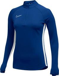 Nike Dry Academy 19 Dril Μακρυμάνικη Γυναικεία Αθλητική Μπλούζα Μπλε από το MybrandShoes