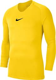 Nike Dry Park First Layer Ανδρική Ισοθερμική Μακρυμάνικη Μπλούζα Κίτρινη από το MybrandShoes
