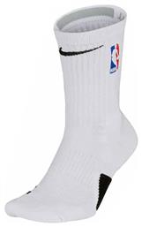 Elite NBA Μπασκετικές Κάλτσες Λευκές 1 Ζεύγος Nike