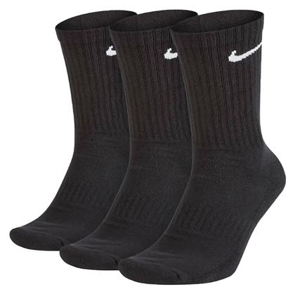 Everyday Cushioned Αθλητικές Κάλτσες Μαύρες 3 Ζεύγη Nike