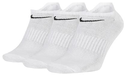 Everyday Lightweight Αθλητικές Κάλτσες Λευκές 3 Ζεύγη Nike
