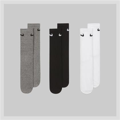 Everyday Lightweight Αθλητικές Κάλτσες Πολύχρωμες 3 Ζεύγη Nike
